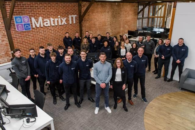 John with the Matrix IT team