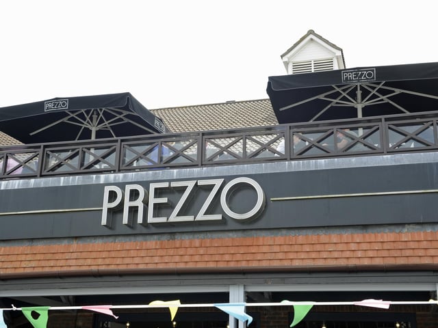 Prezzo at 43 The Boardwalk, Port Solent, was rated three on June 20.