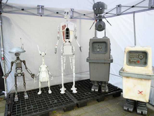 Star War Droids. Picture: Keith Woodland (110521-22)