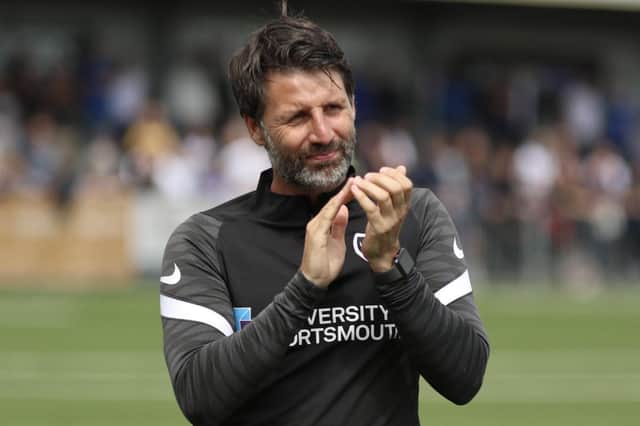 Pompey head coach Danny Cowley wants four young players for his Pompey 'project'. Picture: Kieron Louloudis