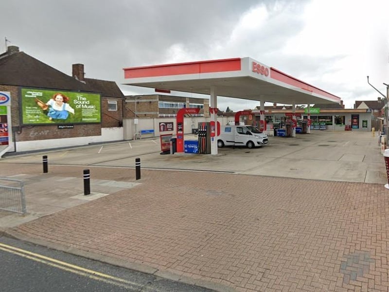 Esso on Northern Road, Cosham, has unleaded petrol at 136.9p and diesel at 142.9p a litre