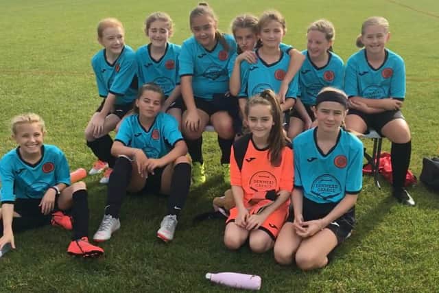 Widbrook United under 12s created a TikTok video of their toilet roll challenge to keep their spirits up after their near-unbeaten season was cancelled. Pictured in their away kit sponsored by Denmead Garage Services