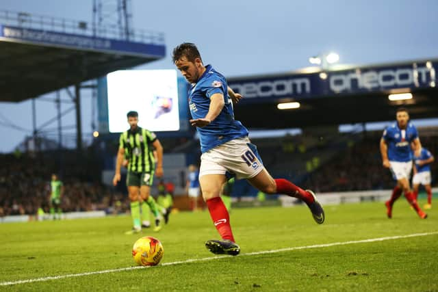 Marc McNulty scored 12 goals in the 2015-16 season to finish as Pompey's leading scorer. Picture: Joe Pepler