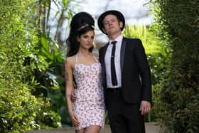 Marisa Abela as Amy Winehouse and Jack O'Connell as Blake Fielder-Civil in Back To Black. Picture courtesy of STUDIOCANAL.