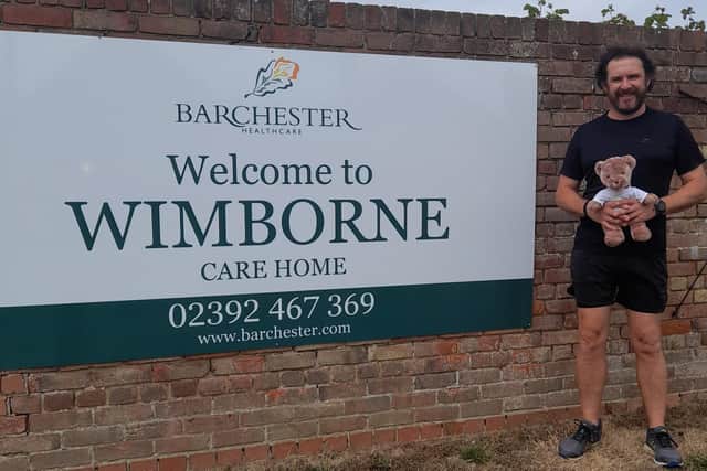 Gary Washbrook is taking on a marathon for Barchester Healthcare.