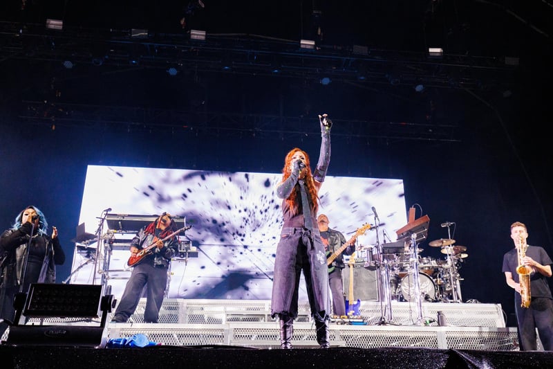 Jess Glynne at Castle Stage Pictured: Jess Glynne Picture:Marcin Jedrysiak