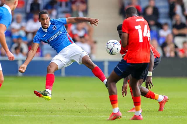 Haji Mnoga has signed a three-year deal with Pompey before loaned out to Bromley. Picture: Nigel Keene/ProSportsImages
