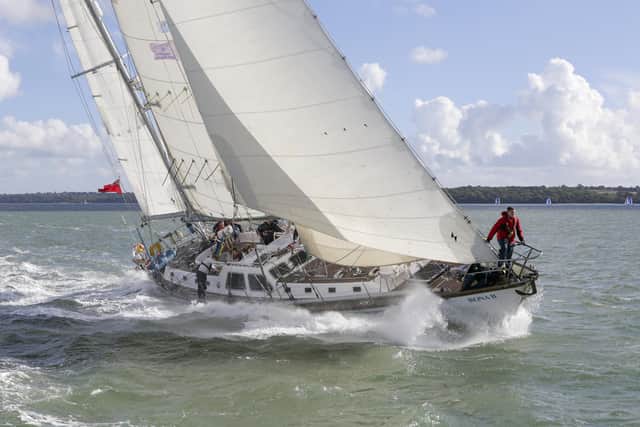 Youth charity ASTO is holding it's annual Small Ships Race this weekend. Pictured: ASTO Cowes Small Ships race 2016