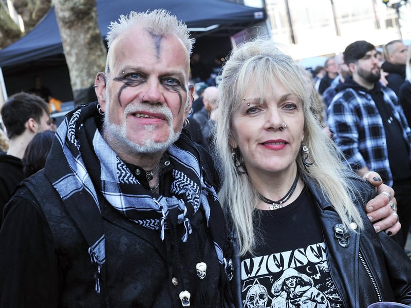 Members of the audience at Takedown Festival. Picture by Paul Windsor