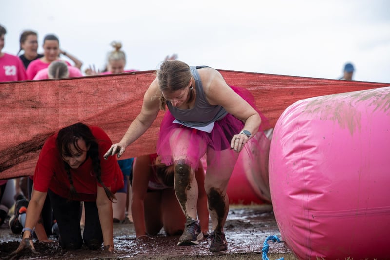 Race for Life Pretty Muddy took place on Saturday morning on Southsea Common as children and adults took on the obstacle course race.
Photos by Alex Shute