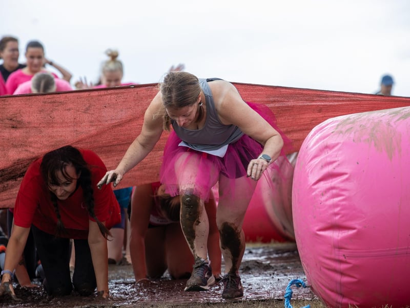 Race for Life Pretty Muddy took place on Saturday morning on Southsea Common as children and adults took on the obstacle course race.
Photos by Alex Shute