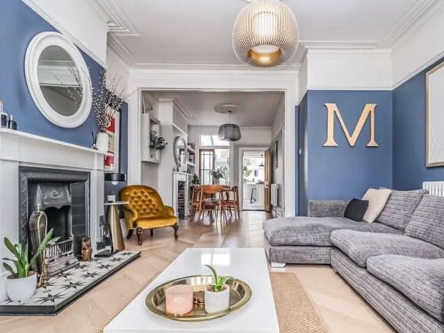 The listing says: "Nestled in the heart of central Southsea, this captivating five-bedroom period property offers timeless charm and contemporary elegance."