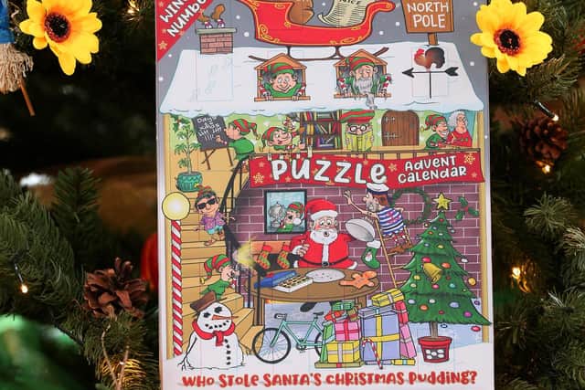 The new puzzle advent calendar by Mystery Guides. Picture: Chris Moorhouse