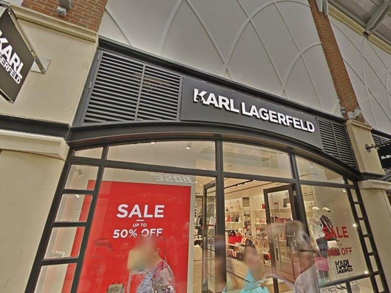 The Gunwharf website states: "Featuring Parisian-inspired classics with a rock-chic attitude, the KARL LAGERFELD portfolio includes ready-to-wear for women, men and kids, plus bags, small leather goods, footwear, fragrances, eyewear and more. The Maison’s creative vision is led by Design Director Hun Kim; additional members of the KARL family include Style Advisor Carine Roitfeld, brand ambassador Sebastien Jondeau and collaborator Amber Valletta, amongst others."
