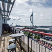 The property offers spectacular views of the city and it is on the market for £775,000.