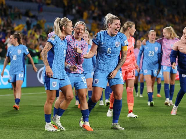 SYDNEY, AUSTRALIA - England will be playing Australia in the FIFA Women's World Cup Final on Sunday against Spain after beating Australia 3-1 in the semi-final. Picture: Brendon Thorne/Getty Images.