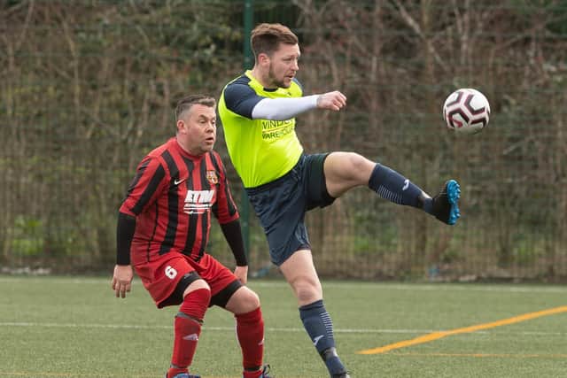 Jake Daniels was sent off less than a minute into his Paulsgrove debut. Picture: Keith Woodland