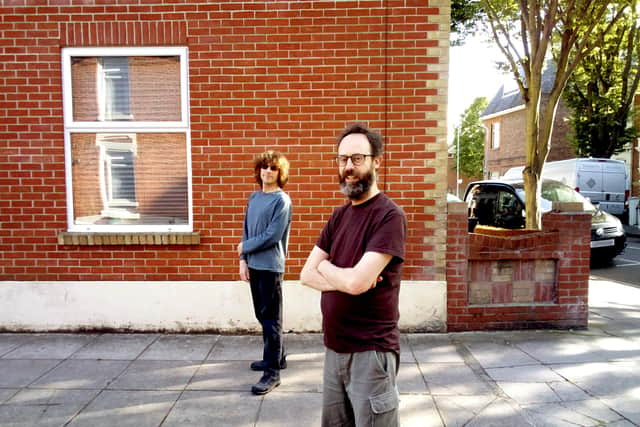 Co-curators of Artsmouth Angus Day, left, and David Kemp.
