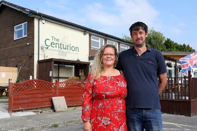 Richard and Kirsty Mullett at The Centurion, Widley, Waterlooville, Hampshire
Picture: Chris Moorhouse