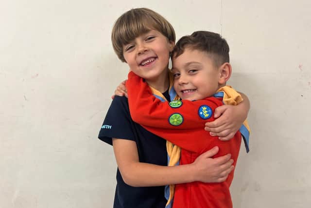 Artem and Yehor, both six, came to England in 2022 after their families fled Ukraine