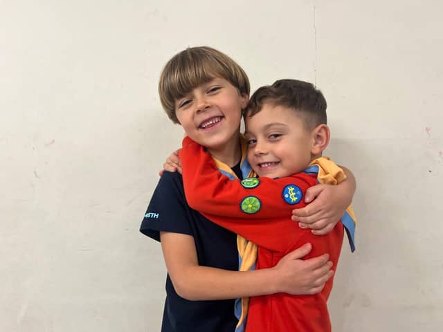 Artem and Yehor, both six, came to England in 2022 after their families fled Ukraine