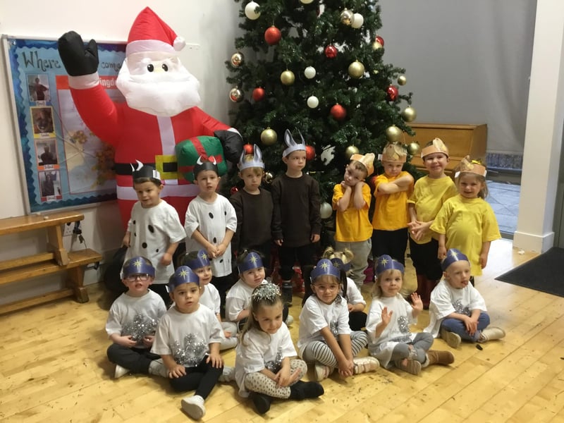 Pre-school pupils at Barncroft Primary School, Havant, got ready for Christmas by putting on a nativity. Picture: Submitted