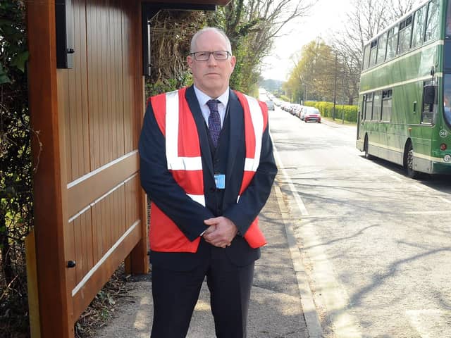 Headteacher Kyle Jonathan of Swanmore College. Picture: Sarah Standing (200421-6927)