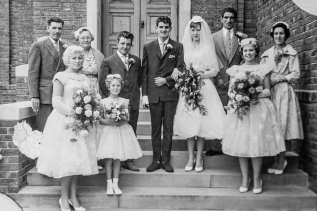 Bob and Julie Floyd at their wedding day in 1960.