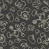 Mickey Doodles Onyx Rug