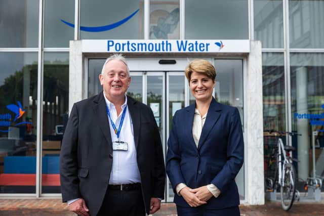 Water Minister visits Portsmouth Water