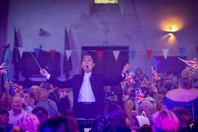 Ka Wai Cheng, conductor of the Portsmouth Philharmonic, leads the orchestra at its concert at Lee on the Solent