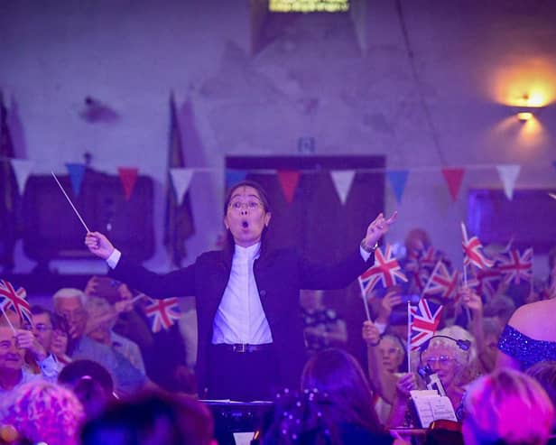 Ka Wai Cheng, conductor of the Portsmouth Philharmonic, leads the orchestra at its concert at Lee on the Solent