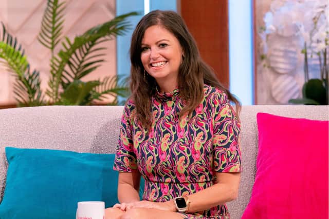 Deborah James on the 'Lorraine' TV show in September last year Picture: Ken McKay/ITV/Shutterstock