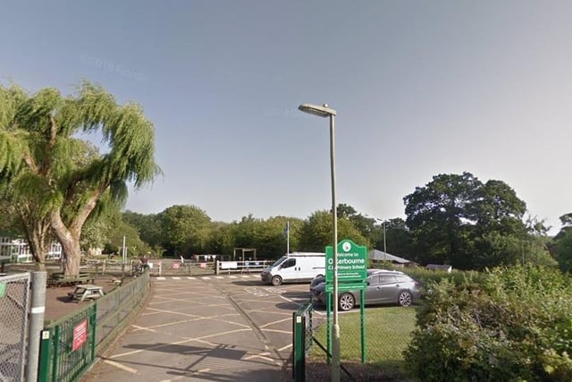 Otterbourne CoE Primary School is over capacity by 15.7%. The school has an extra 40 pupils on its roll.