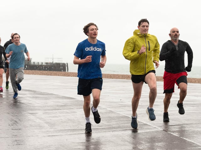 Competitors in the Southsea parkrun. Picture: Keith Woodland (010421-49)