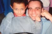 Flashback - Tony Oakey with a young Mikey McKinson - the Leigh Park Warrior feels McKinson can emulate his achievements in the ring