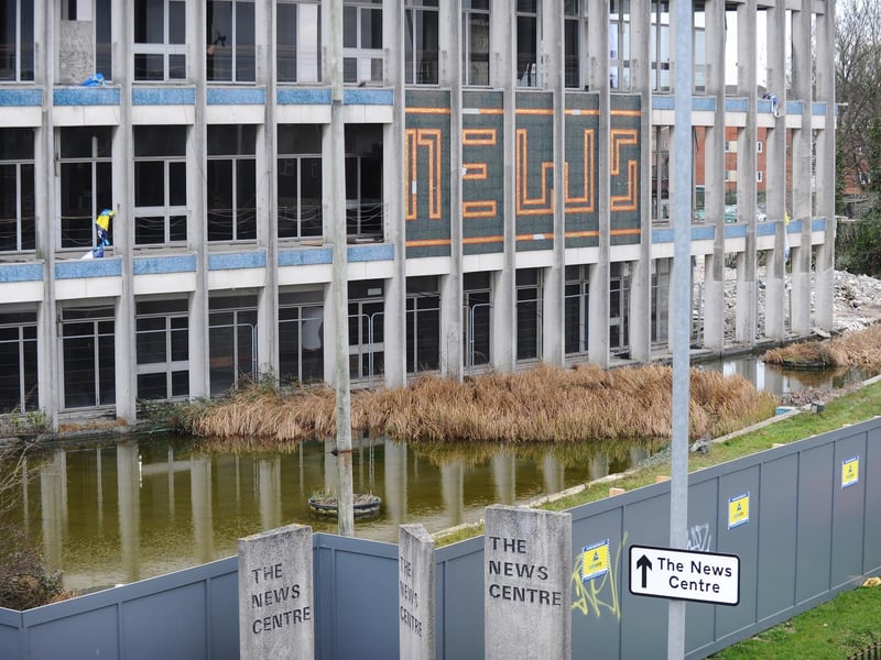 The pond will remain - for the time being - as plans for the new bus depot are drawn up
Picture: Sarah Standing (300124-4898)