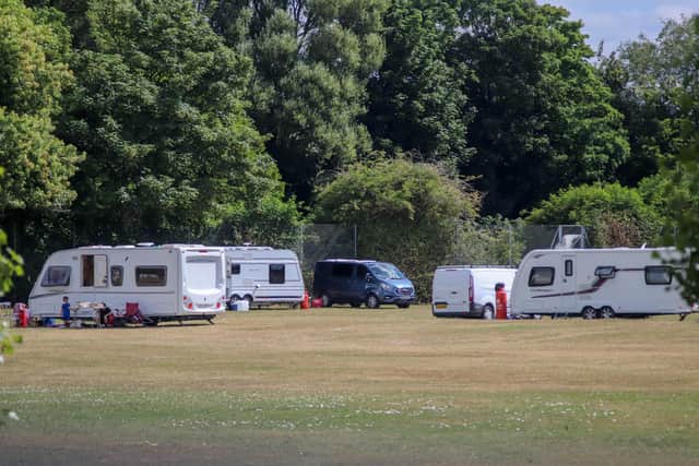 Travellers at King George Playing Fields, Cosham, Portsmouth on Tuesday 5th July 2022Picture: Nationalworld