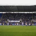 Pompey fans inside the Select Car Leasing Stadium