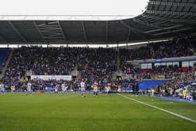 Pompey fans inside the Select Car Leasing Stadium