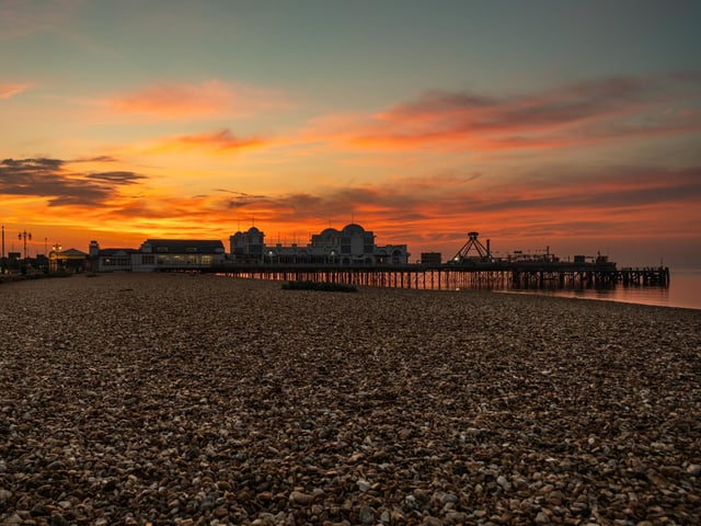 Michael Rutter took this amazing picture over South Parade Pier.