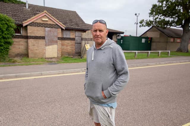 Jim Finnegan of Fareham Town FC wants a disabled bay put in near the club