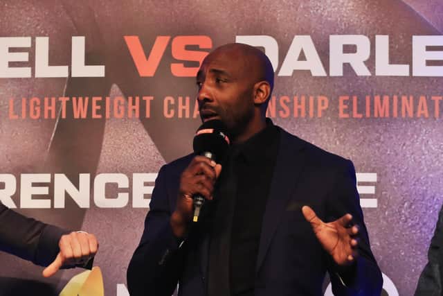 Former WBO world cruiserweight champion Johnny Nelson is a regular pundit for Sky Sports Picture: Richard Heathcote/Getty Images