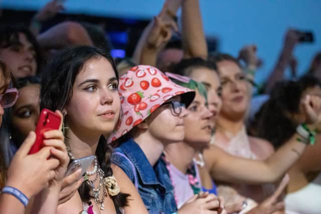 Pictured - Fans enjoying The Wombats. Photos by Alex Shute.