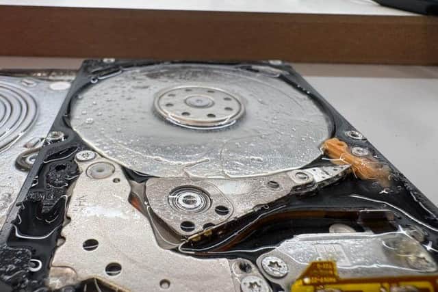 Seawater Damaged Disk