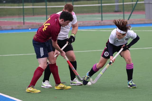 Portsmouth (white) in action during their win at Southampton University. Picture by Alan Duffy
