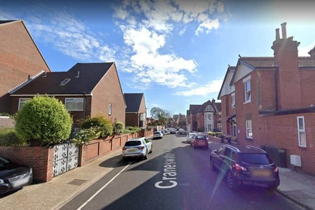The burglary took place in Craneswater Avenue, Southsea. Picture: Google Street View.