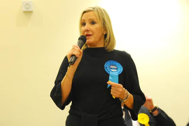 The four Gosport election candidates held their hustings at St Faith's Parish Centre in Lee-on-the-Solent, on Monday, December 2.Pictured is: Caroline Dinenage, Conservative Party.Picture: Sarah Standing (021219-3189)