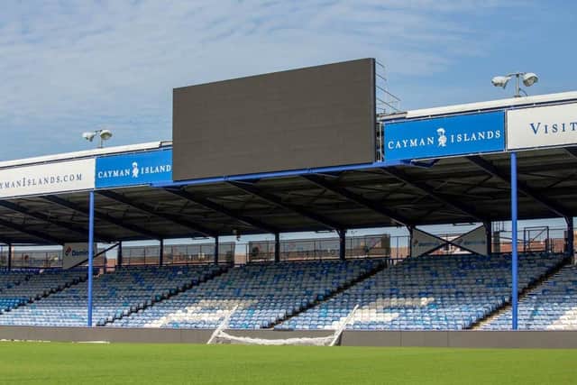 Work on the Milton End has now started, representing the final phase of Fratton Park's £11m redevelopment. Picture: Habibur Rahman