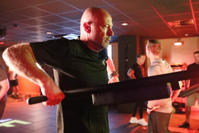 Football Legend Alan Shearer launches a new HIIT-based workout called FORTIS, powered by Speedflex, at Fareham Leisure Centre
Picture: Chris Moorhouse   (jpns 191021-34)